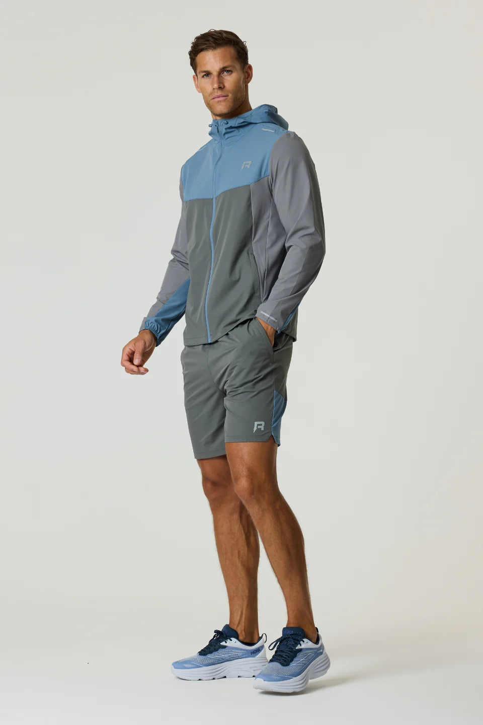 Pace Windbreaker - Teal/Sky Blue